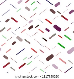 Dark Multicolor, Rainbow vector seamless texture with colored  crossing diagonal lines. Lines on blurred abstract background with gradient. The template can be used as a background.