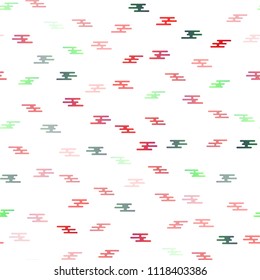 Dark Multicolor, Rainbow vector seamless cover with long lines. Shining colored illustration with narrow lines. Best design for your ad, poster, banner.