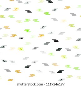 Dark Multicolor, Rainbow vector seamless cover with long lines. Blurred decorative design in simple style with lines. The pattern can be used for busines ad, booklets, leaflets
