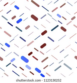 Dark Multicolor, Rainbow vector seamless cover with long lines. Blurred decorative design in simple style with lines. The pattern can be used for websites.
