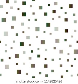 Dark Multicolor, Rainbow vector seamless pattern in square style. Abstract gradient illustration with rectangles. Pattern for busines ad, booklets, leaflets