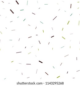 Dark Multicolor, Rainbow vector seamless layout with flat lines. Shining colored illustration with narrow lines. The template can be used as a background.