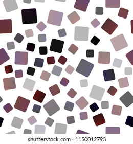 Dark Multicolor, Rainbow vector seamless layout with lines, rectangles. Glitter abstract illustration with rectangular shapes. Pattern can be used for websites.