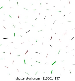Dark Multicolor, Rainbow vector seamless pattern with narrow lines. Blurred decorative design in simple style with lines. The pattern can be used for websites.