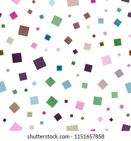 Dark Multicolor, Rainbow vector seamless template with crystals, rectangles. Modern abstract illustration with colorful rectangles. Smart design for your business advert.
