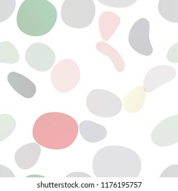Dark Multicolor, Rainbow vector seamless backdrop with dots, spots. Blurred bubbles on abstract backdrop with colorful gradient. Template for business cards, websites.