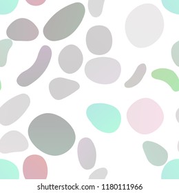 Dark Multicolor, Rainbow vector seamless texture with disks. Modern abstract illustration with colorful water drops. Trendy design for wallpaper, fabric makers.