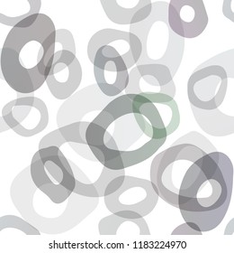 Dark Multicolor, Rainbow vector seamless cover with circles. Blurred bubbles on abstract backdrop with colorful gradient. Pattern for design of window blinds, curtains.