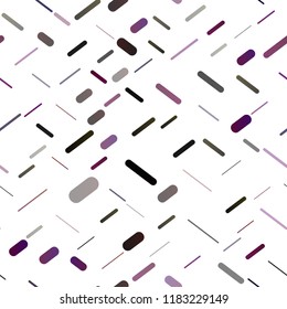 Dark Multicolor, Rainbow vector seamless cover with long lines. Modern geometrical abstract illustration with staves. The template can be used as a background.