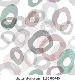 Dark Multicolor, Rainbow vector seamless texture with disks. Blurred bubbles on abstract backdrop with colorful gradient. Template for business cards, websites.