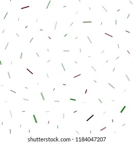 Dark Multicolor, Rainbow vector seamless pattern with narrow lines. Shining colored illustration with narrow lines. The pattern can be used for websites.
