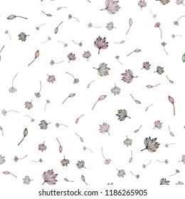 Dark Multicolor, Rainbow vector seamless sketch layout. Colorful illustration in doodle style with leaves. New template for your brand book.