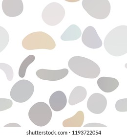 Dark Multicolor, Rainbow vector seamless layout with circle spots. Illustration with set of shining colorful abstract circles. Template for business cards, websites.