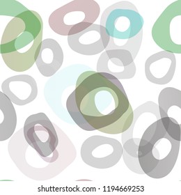 Dark Multicolor, Rainbow vector seamless pattern with spheres. Modern abstract illustration with colorful water drops. Pattern for design of window blinds, curtains.