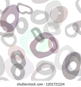 Dark Multicolor, Rainbow vector seamless backdrop with dots, spots. Modern abstract illustration with colorful water drops. Pattern for design of window blinds, curtains.