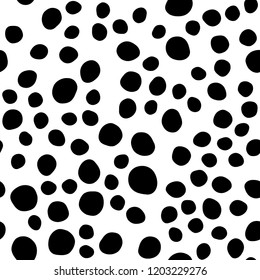 Dark Multicolor, Rainbow vector seamless template with spots. Abstract illustration with colored bubbles in nature style. Pattern for design of window blinds, curtains.