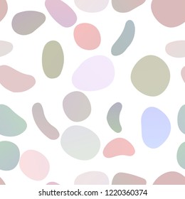 Dark Multicolor, Rainbow vector seamless layout with circle spots. Glitter abstract illustration with blurred drops of rain. Trendy design for wallpaper, fabric makers.