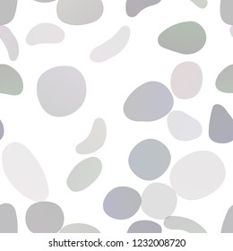 Dark Multicolor, Rainbow vector seamless template with spots. Blurred decorative design in abstract style with bubbles. Template for business cards, websites.