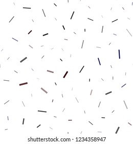 Dark Multicolor, Rainbow vector seamless cover with long lines. Modern geometrical abstract illustration with staves. The pattern can be used for websites.