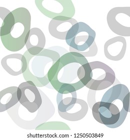 Dark Multicolor, Rainbow vector seamless background with bubbles. Modern abstract illustration with colorful water drops. Template for business cards, websites.
