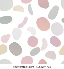 Dark Multicolor, Rainbow vector seamless template with spots. Glitter abstract illustration with blurred drops of rain. Pattern for design of window blinds, curtains.