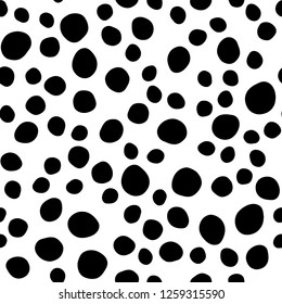 Dark Multicolor, Rainbow vector seamless layout with circle spots. Colorful illustration with blurred circles in nature style. Pattern for design of window blinds, curtains.