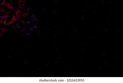 Dark Multicolor, Rainbow vector shining triangular template. Brand-new colored illustration in blurry style with gradient. The best triangular design for your business.