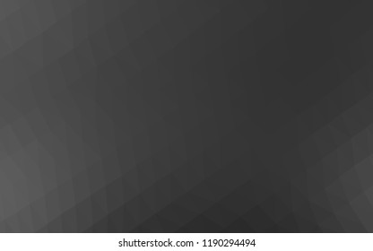 Dark Multicolor, Rainbow vector shining triangular pattern. Geometric illustration in Origami style with gradient.  Brand new style for your business design.
