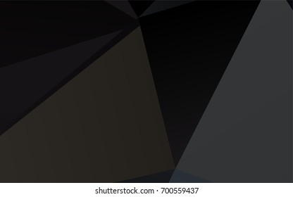 Dark Multicolor, Rainbow vector shining triangular background. A vague abstract illustration with gradient. The completely new template can be used for your brand book.
