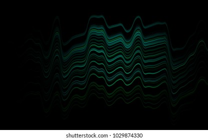 Dark Multicolor, Rainbow vector template with bent ribbons. Colorful abstract illustration with gradient lines. A new texture for your  ad, booklets, leaflets.