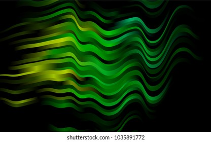 Dark Multicolor, Rainbow vector template with bubble shapes. Creative illustration in halftone marble style with gradient. Pattern for your business design.