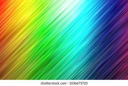 Dark Multicolor, Rainbow vector template with abstract lines. An elegant bright illustration with gradient. Marble style for your business design.