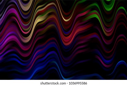 Dark Multicolor, Rainbow vector template with bubble shapes. A completely new color illustration in marble style. Marble design for your web site.