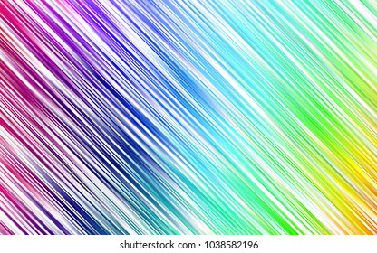 Dark Multicolor, Rainbow vector template with repeated sticks. Glitter abstract illustration with colored sticks. Best design for your ad, poster, banner.