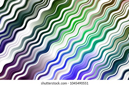 Dark Multicolor, Rainbow vector template with abstract lines. Creative geometric illustration in marble style with gradient. Marble design for your web site.