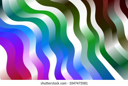 Dark Multicolor, Rainbow vector template with bubble shapes. Colorful illustration in abstract marble style with gradient. The template for cell phone backgrounds.