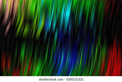 Dark Multicolor, Rainbow vector template with liquid shapes. A completely new color illustration in marble style. New composition for your brand book.
