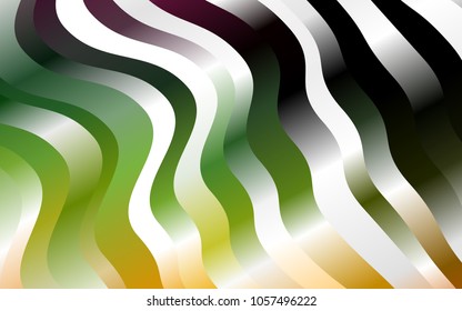 Dark Multicolor, Rainbow vector template with liquid shapes. Creative geometric illustration in marble style with gradient. Brand-new design for your ads, poster, banner.