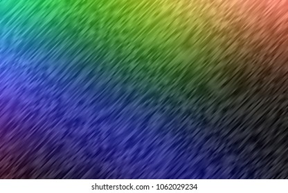 Dark Multicolor, Rainbow vector template with repeated sticks. Shining colored illustration with narrow lines. The pattern can be used for websites.
