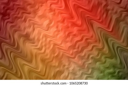 Dark Multicolor, Rainbow vector template with lines, ovals. Shining illustration, which consist of blurred lines, circles. A completely new template for your business design.