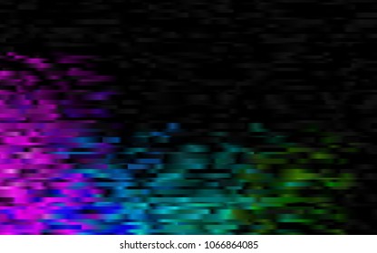 Dark Multicolor, Rainbow vector template with repeated sticks. Glitter abstract illustration with colored sticks. The pattern can be used for busines ad, booklets, leaflets