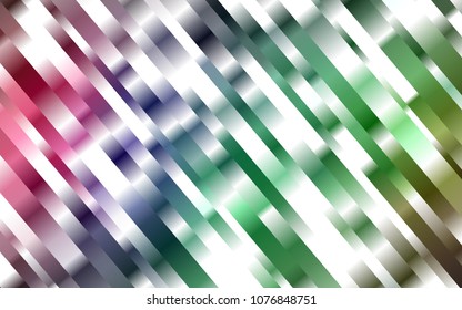 Dark Multicolor, Rainbow vector template with repeated sticks. Modern geometrical abstract illustration with staves. Smart design for your business advert.