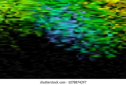 Dark Multicolor, Rainbow vector template with repeated sticks. Shining colored illustration with narrow lines. Best design for your ad, poster, banner.
