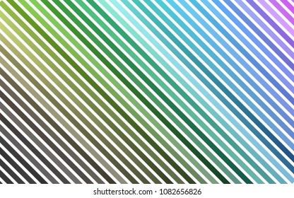Dark Multicolor, Rainbow vector template with repeated sticks. Blurred decorative design in simple style with lines. The pattern can be used for busines ad, booklets, leaflets