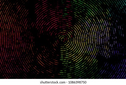 Dark Multicolor, Rainbow vector template with bubble shapes. Brand new colored illustration in marble style with gradient. Marble style for your business design.