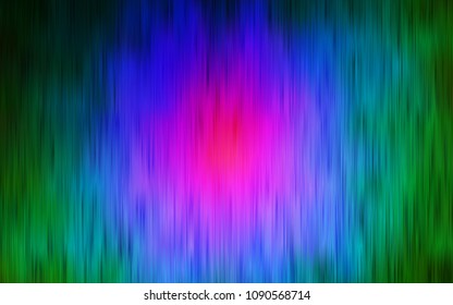 Dark Multicolor, Rainbow vector template with repeated sticks. Blurred decorative design in simple style with lines. Best design for your ad, poster, banner.