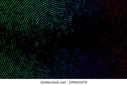 Dark Multicolor, Rainbow vector template with bent ribbons. Brand new colored illustration in marble style with gradient. The template for cell phone backgrounds.