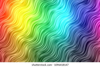 Dark Multicolor, Rainbow vector template with bubble shapes. An elegant bright illustration with gradient. Marble style for your business design.