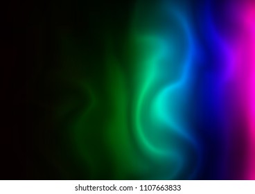 Dark Multicolor, Rainbow vector template with bubble shapes. Colorful illustration in abstract marble style with gradient. New composition for your brand book.