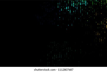 Dark Multicolor, Rainbow vector  template with circles. Blurred bubbles on abstract background with colorful gradient. The pattern can be used for ads, leaflets of liquid.
